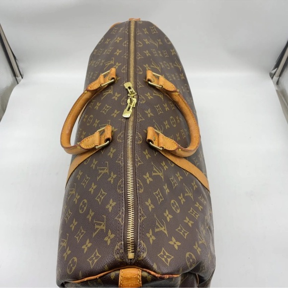 Auth LOUIS VUITTON Monogram Keepall Bandouliere 50 Boston Bag - Picture 5 of 16